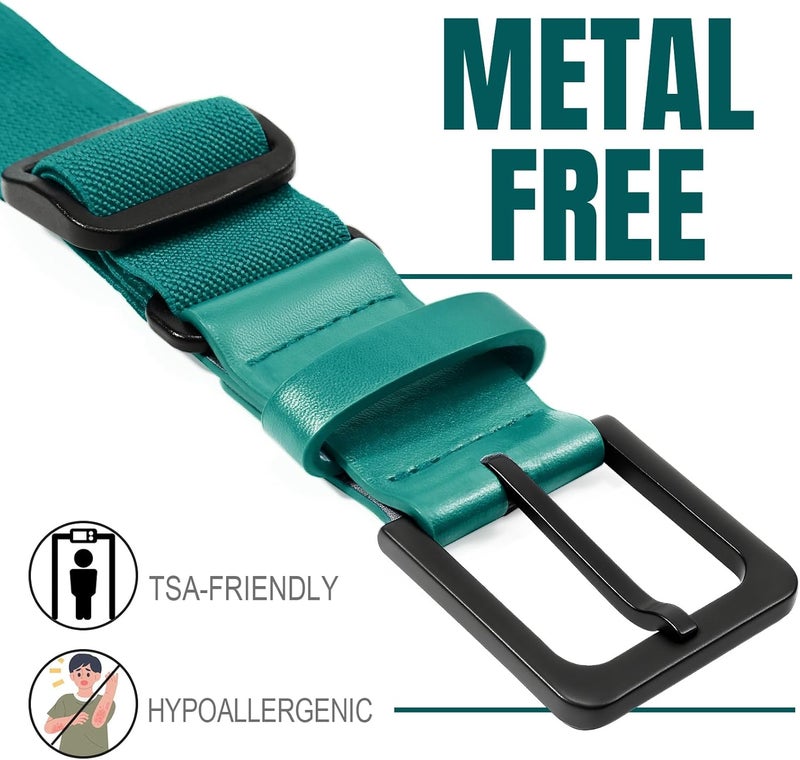 Werforu Baseball Socks and Non-Metal Nickel-Free Belt-Adjustable Belt with Non-allergic Plastic Buckle Softball Socks for kid - Image 2